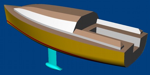 Didi 28 radius chine plywood boat plans